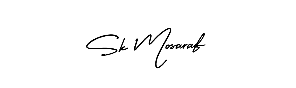 It looks lik you need a new signature style for name Sk Mosaraf. Design unique handwritten (AmerikaSignatureDemo-Regular) signature with our free signature maker in just a few clicks. Sk Mosaraf signature style 3 images and pictures png