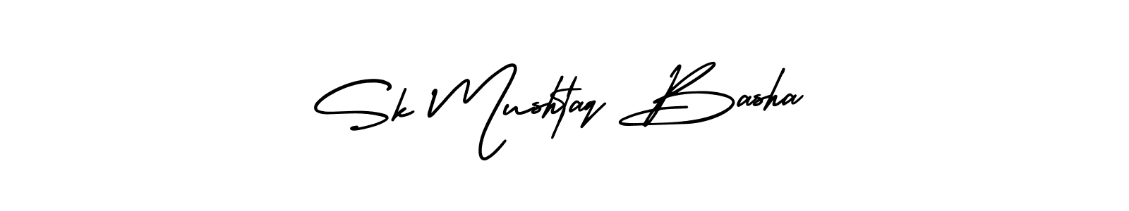 How to make Sk Mushtaq Basha signature? AmerikaSignatureDemo-Regular is a professional autograph style. Create handwritten signature for Sk Mushtaq Basha name. Sk Mushtaq Basha signature style 3 images and pictures png