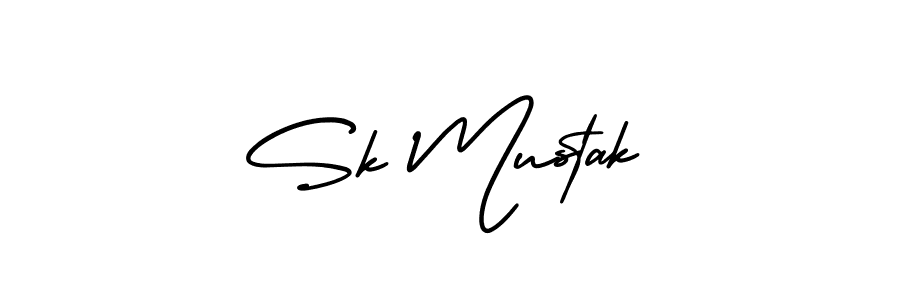 Also You can easily find your signature by using the search form. We will create Sk Mustak name handwritten signature images for you free of cost using AmerikaSignatureDemo-Regular sign style. Sk Mustak signature style 3 images and pictures png