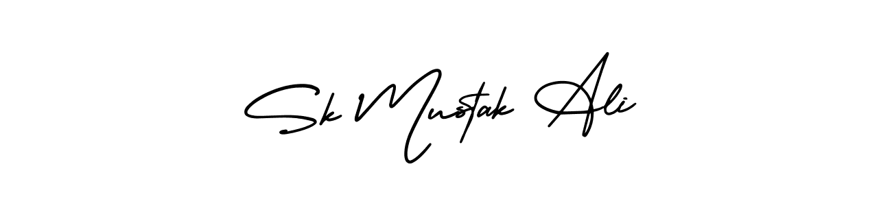 if you are searching for the best signature style for your name Sk Mustak Ali. so please give up your signature search. here we have designed multiple signature styles  using AmerikaSignatureDemo-Regular. Sk Mustak Ali signature style 3 images and pictures png