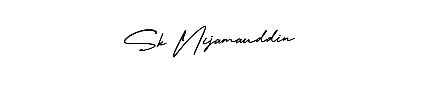 Make a short Sk Nijamauddin signature style. Manage your documents anywhere anytime using AmerikaSignatureDemo-Regular. Create and add eSignatures, submit forms, share and send files easily. Sk Nijamauddin signature style 3 images and pictures png