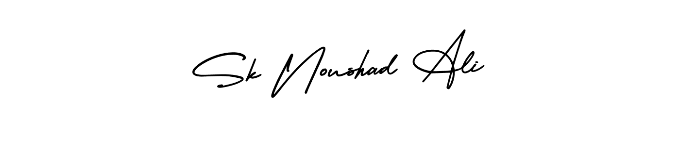 Make a beautiful signature design for name Sk Noushad Ali. Use this online signature maker to create a handwritten signature for free. Sk Noushad Ali signature style 3 images and pictures png