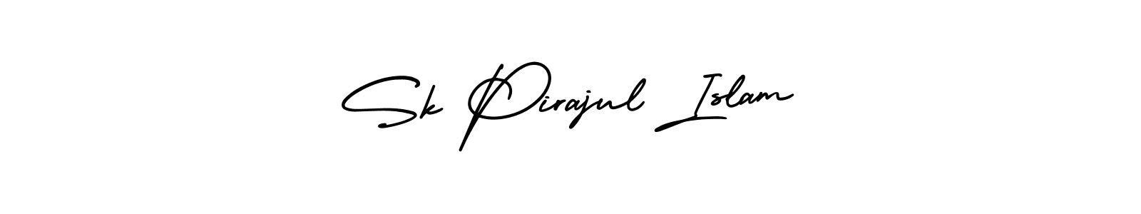 Make a short Sk Pirajul Islam signature style. Manage your documents anywhere anytime using AmerikaSignatureDemo-Regular. Create and add eSignatures, submit forms, share and send files easily. Sk Pirajul Islam signature style 3 images and pictures png