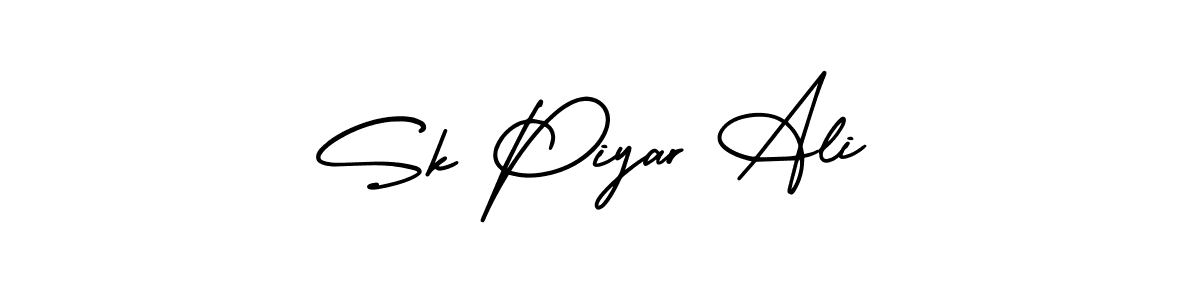 Also we have Sk Piyar Ali name is the best signature style. Create professional handwritten signature collection using AmerikaSignatureDemo-Regular autograph style. Sk Piyar Ali signature style 3 images and pictures png