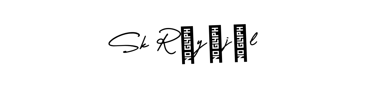 Make a beautiful signature design for name Sk RĪyÆjŪl. Use this online signature maker to create a handwritten signature for free. Sk RĪyÆjŪl signature style 3 images and pictures png