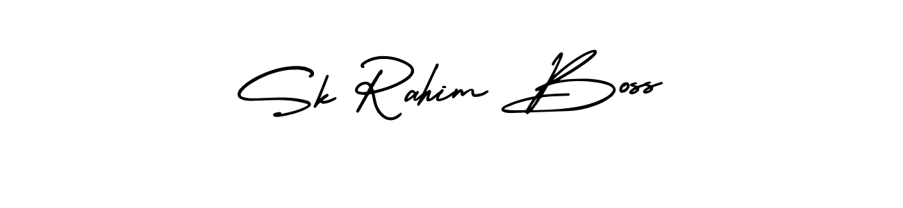 Design your own signature with our free online signature maker. With this signature software, you can create a handwritten (AmerikaSignatureDemo-Regular) signature for name Sk Rahim Boss. Sk Rahim Boss signature style 3 images and pictures png