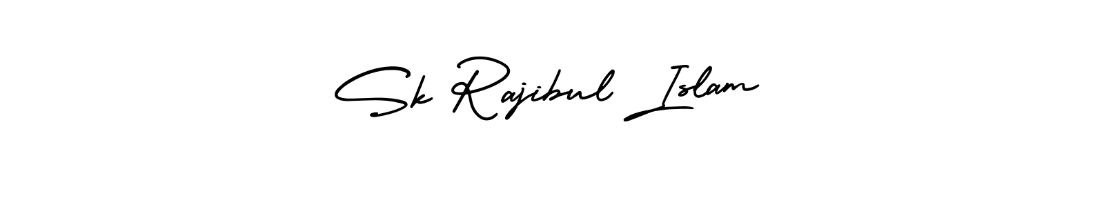 Also You can easily find your signature by using the search form. We will create Sk Rajibul Islam name handwritten signature images for you free of cost using AmerikaSignatureDemo-Regular sign style. Sk Rajibul Islam signature style 3 images and pictures png