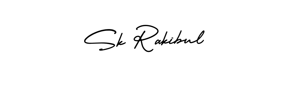 It looks lik you need a new signature style for name Sk Rakibul. Design unique handwritten (AmerikaSignatureDemo-Regular) signature with our free signature maker in just a few clicks. Sk Rakibul signature style 3 images and pictures png