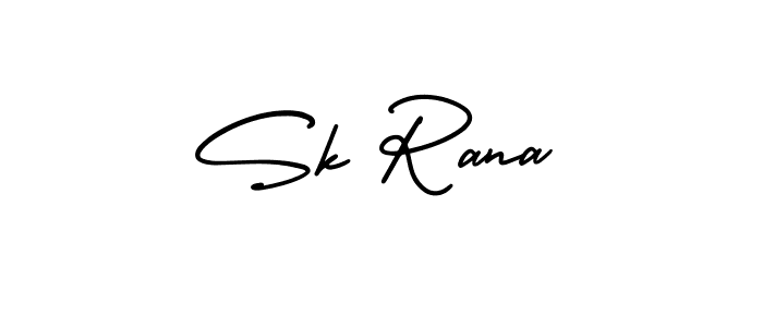 Make a beautiful signature design for name Sk Rana. Use this online signature maker to create a handwritten signature for free. Sk Rana signature style 3 images and pictures png