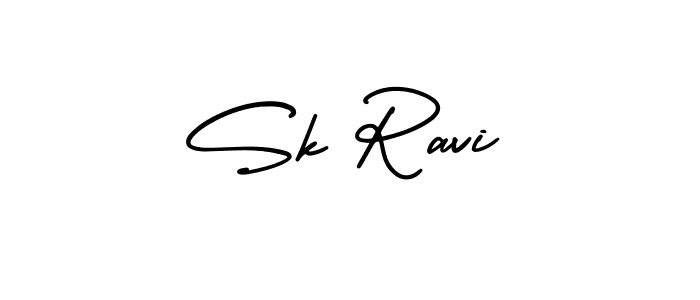 if you are searching for the best signature style for your name Sk Ravi. so please give up your signature search. here we have designed multiple signature styles  using AmerikaSignatureDemo-Regular. Sk Ravi signature style 3 images and pictures png