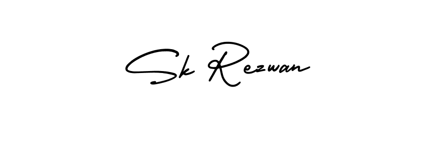 How to Draw Sk Rezwan signature style? AmerikaSignatureDemo-Regular is a latest design signature styles for name Sk Rezwan. Sk Rezwan signature style 3 images and pictures png