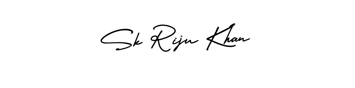 It looks lik you need a new signature style for name Sk Riju Khan. Design unique handwritten (AmerikaSignatureDemo-Regular) signature with our free signature maker in just a few clicks. Sk Riju Khan signature style 3 images and pictures png