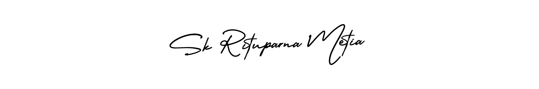 It looks lik you need a new signature style for name Sk Rituparna Metia. Design unique handwritten (AmerikaSignatureDemo-Regular) signature with our free signature maker in just a few clicks. Sk Rituparna Metia signature style 3 images and pictures png