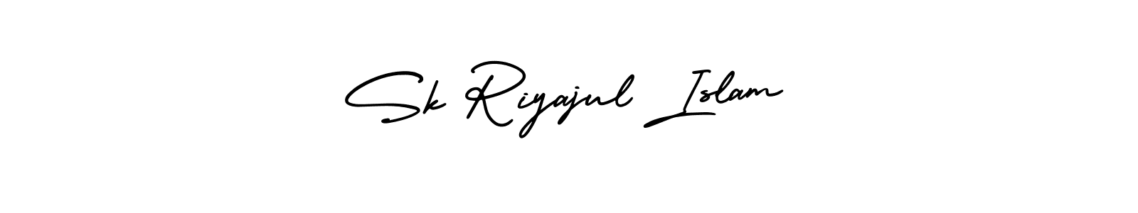 AmerikaSignatureDemo-Regular is a professional signature style that is perfect for those who want to add a touch of class to their signature. It is also a great choice for those who want to make their signature more unique. Get Sk Riyajul Islam name to fancy signature for free. Sk Riyajul Islam signature style 3 images and pictures png