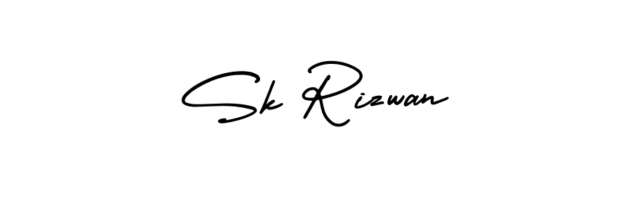 How to make Sk Rizwan signature? AmerikaSignatureDemo-Regular is a professional autograph style. Create handwritten signature for Sk Rizwan name. Sk Rizwan signature style 3 images and pictures png