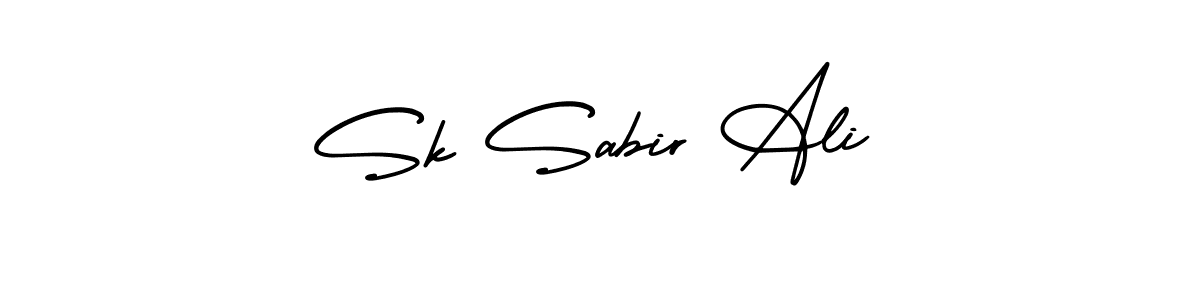 How to make Sk Sabir Ali signature? AmerikaSignatureDemo-Regular is a professional autograph style. Create handwritten signature for Sk Sabir Ali name. Sk Sabir Ali signature style 3 images and pictures png