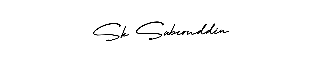 Create a beautiful signature design for name Sk Sabiruddin. With this signature (AmerikaSignatureDemo-Regular) fonts, you can make a handwritten signature for free. Sk Sabiruddin signature style 3 images and pictures png