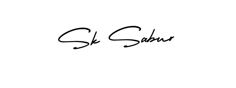 Use a signature maker to create a handwritten signature online. With this signature software, you can design (AmerikaSignatureDemo-Regular) your own signature for name Sk Sabur. Sk Sabur signature style 3 images and pictures png