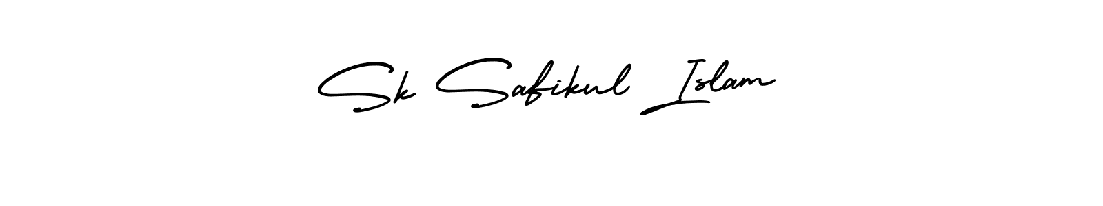 Make a beautiful signature design for name Sk Safikul Islam. With this signature (AmerikaSignatureDemo-Regular) style, you can create a handwritten signature for free. Sk Safikul Islam signature style 3 images and pictures png