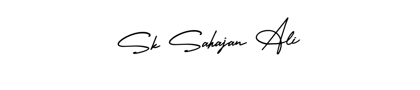Make a beautiful signature design for name Sk Sahajan Ali. With this signature (AmerikaSignatureDemo-Regular) style, you can create a handwritten signature for free. Sk Sahajan Ali signature style 3 images and pictures png