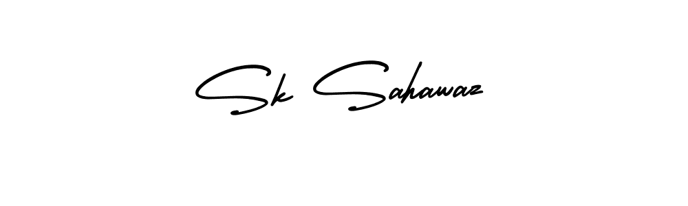 It looks lik you need a new signature style for name Sk Sahawaz. Design unique handwritten (AmerikaSignatureDemo-Regular) signature with our free signature maker in just a few clicks. Sk Sahawaz signature style 3 images and pictures png