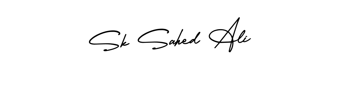You can use this online signature creator to create a handwritten signature for the name Sk Sahed Ali. This is the best online autograph maker. Sk Sahed Ali signature style 3 images and pictures png