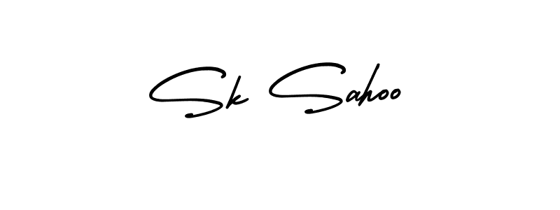 Make a beautiful signature design for name Sk Sahoo. With this signature (AmerikaSignatureDemo-Regular) style, you can create a handwritten signature for free. Sk Sahoo signature style 3 images and pictures png