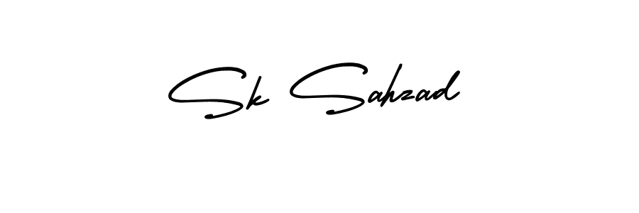 Create a beautiful signature design for name Sk Sahzad. With this signature (AmerikaSignatureDemo-Regular) fonts, you can make a handwritten signature for free. Sk Sahzad signature style 3 images and pictures png