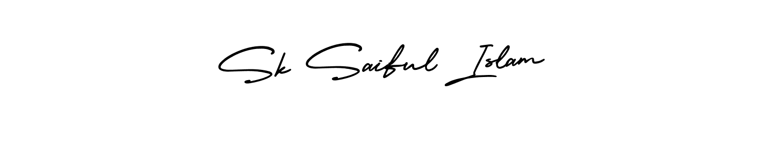 Create a beautiful signature design for name Sk Saiful Islam. With this signature (AmerikaSignatureDemo-Regular) fonts, you can make a handwritten signature for free. Sk Saiful Islam signature style 3 images and pictures png