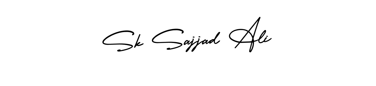 How to make Sk Sajjad Ali signature? AmerikaSignatureDemo-Regular is a professional autograph style. Create handwritten signature for Sk Sajjad Ali name. Sk Sajjad Ali signature style 3 images and pictures png