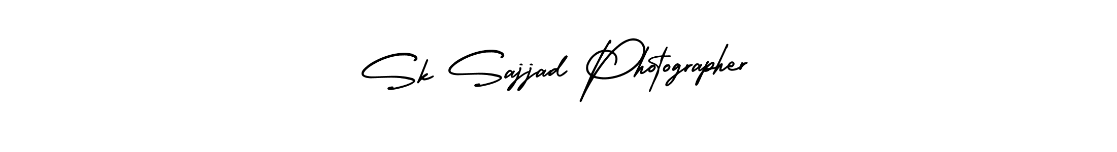 You should practise on your own different ways (AmerikaSignatureDemo-Regular) to write your name (Sk Sajjad Photographer) in signature. don't let someone else do it for you. Sk Sajjad Photographer signature style 3 images and pictures png