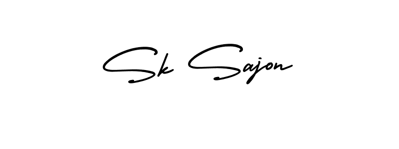 Make a short Sk Sajon signature style. Manage your documents anywhere anytime using AmerikaSignatureDemo-Regular. Create and add eSignatures, submit forms, share and send files easily. Sk Sajon signature style 3 images and pictures png
