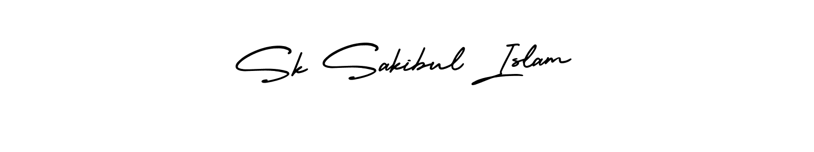 Make a beautiful signature design for name Sk Sakibul Islam. With this signature (AmerikaSignatureDemo-Regular) style, you can create a handwritten signature for free. Sk Sakibul Islam signature style 3 images and pictures png