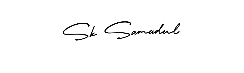 Make a beautiful signature design for name Sk Samadul. Use this online signature maker to create a handwritten signature for free. Sk Samadul signature style 3 images and pictures png