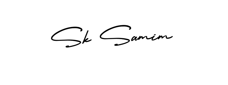 Similarly AmerikaSignatureDemo-Regular is the best handwritten signature design. Signature creator online .You can use it as an online autograph creator for name Sk Samim. Sk Samim signature style 3 images and pictures png