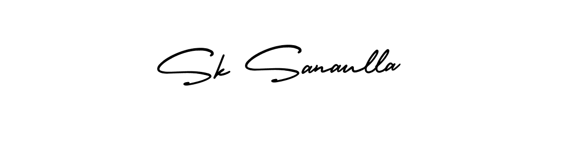 How to make Sk Sanaulla signature? AmerikaSignatureDemo-Regular is a professional autograph style. Create handwritten signature for Sk Sanaulla name. Sk Sanaulla signature style 3 images and pictures png