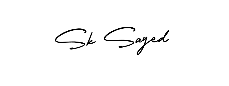 Also You can easily find your signature by using the search form. We will create Sk Sayed name handwritten signature images for you free of cost using AmerikaSignatureDemo-Regular sign style. Sk Sayed signature style 3 images and pictures png