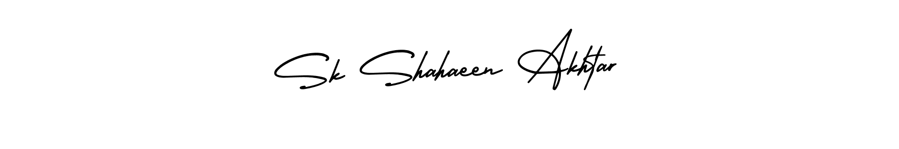 AmerikaSignatureDemo-Regular is a professional signature style that is perfect for those who want to add a touch of class to their signature. It is also a great choice for those who want to make their signature more unique. Get Sk Shahaeen Akhtar name to fancy signature for free. Sk Shahaeen Akhtar signature style 3 images and pictures png