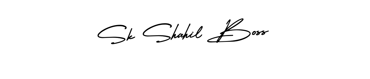 Best and Professional Signature Style for Sk Shahil Boss. AmerikaSignatureDemo-Regular Best Signature Style Collection. Sk Shahil Boss signature style 3 images and pictures png