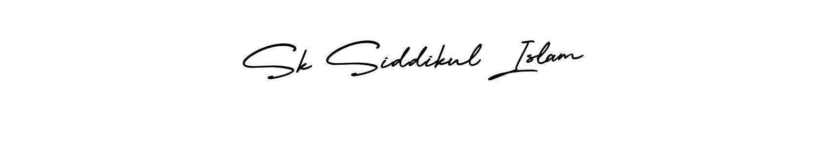 Make a beautiful signature design for name Sk Siddikul Islam. With this signature (AmerikaSignatureDemo-Regular) style, you can create a handwritten signature for free. Sk Siddikul Islam signature style 3 images and pictures png