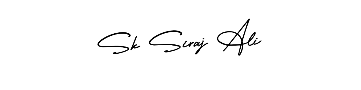 Sk Siraj Ali stylish signature style. Best Handwritten Sign (AmerikaSignatureDemo-Regular) for my name. Handwritten Signature Collection Ideas for my name Sk Siraj Ali. Sk Siraj Ali signature style 3 images and pictures png