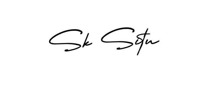 How to make Sk Situ signature? AmerikaSignatureDemo-Regular is a professional autograph style. Create handwritten signature for Sk Situ name. Sk Situ signature style 3 images and pictures png