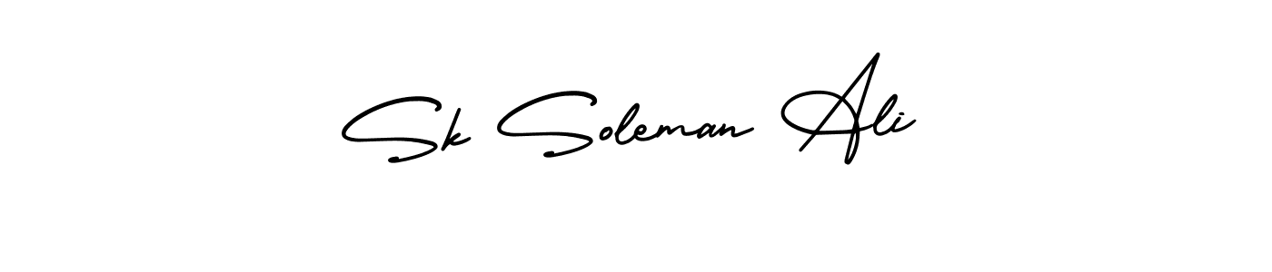 Best and Professional Signature Style for Sk Soleman Ali. AmerikaSignatureDemo-Regular Best Signature Style Collection. Sk Soleman Ali signature style 3 images and pictures png