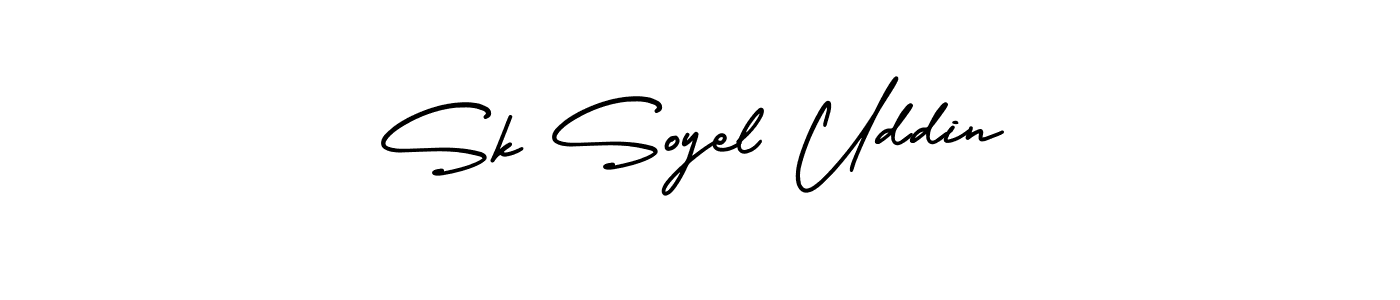 Similarly AmerikaSignatureDemo-Regular is the best handwritten signature design. Signature creator online .You can use it as an online autograph creator for name Sk Soyel Uddin. Sk Soyel Uddin signature style 3 images and pictures png