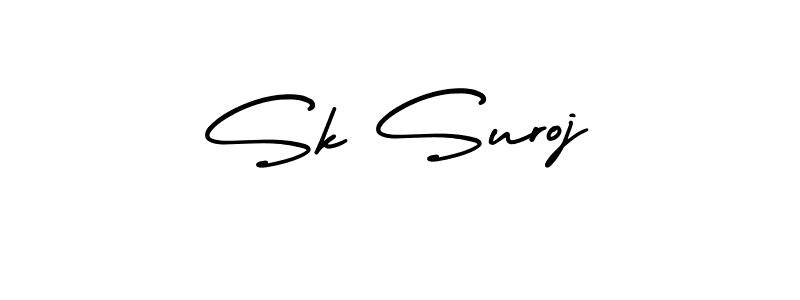 Create a beautiful signature design for name Sk Suroj. With this signature (AmerikaSignatureDemo-Regular) fonts, you can make a handwritten signature for free. Sk Suroj signature style 3 images and pictures png