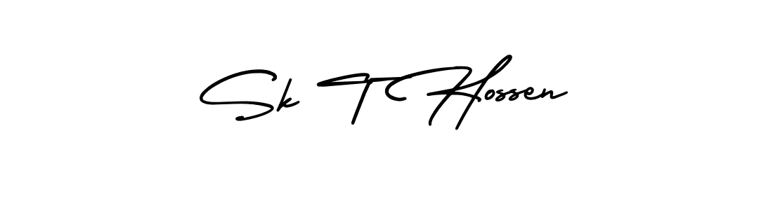 You can use this online signature creator to create a handwritten signature for the name Sk T Hossen. This is the best online autograph maker. Sk T Hossen signature style 3 images and pictures png