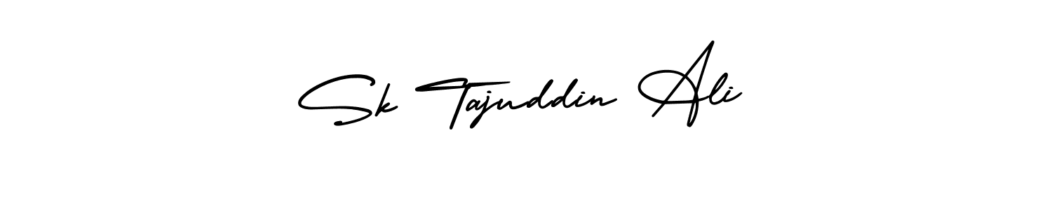 You should practise on your own different ways (AmerikaSignatureDemo-Regular) to write your name (Sk Tajuddin Ali) in signature. don't let someone else do it for you. Sk Tajuddin Ali signature style 3 images and pictures png