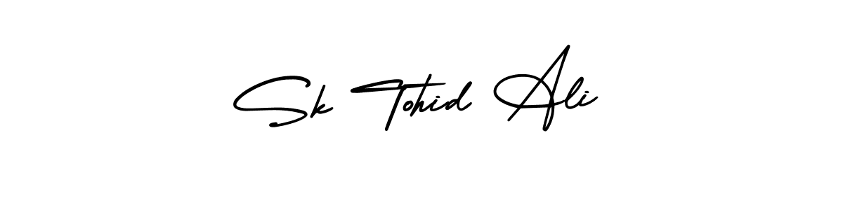 Also You can easily find your signature by using the search form. We will create Sk Tohid Ali name handwritten signature images for you free of cost using AmerikaSignatureDemo-Regular sign style. Sk Tohid Ali signature style 3 images and pictures png