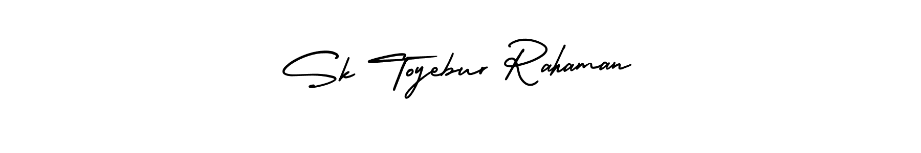 It looks lik you need a new signature style for name Sk Toyebur Rahaman. Design unique handwritten (AmerikaSignatureDemo-Regular) signature with our free signature maker in just a few clicks. Sk Toyebur Rahaman signature style 3 images and pictures png