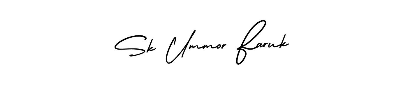 Here are the top 10 professional signature styles for the name Sk Ummor Faruk. These are the best autograph styles you can use for your name. Sk Ummor Faruk signature style 3 images and pictures png